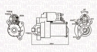 Starteris MAGNETI MARELLI 063720594010