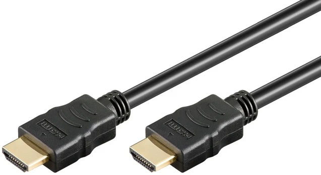 Goobay HDMI High‑Speed Cable with Ethernet | Soft | 0.5 m