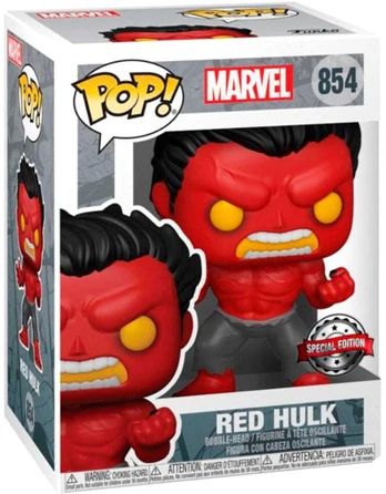 Figūrėlė Funko POP! Marvel Raudona Hulk Exclusive