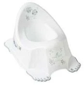 Mokomasis tualeto dangtis Tega Baby Owl, baltas