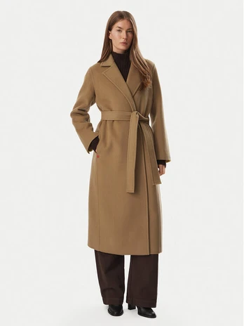 MAX&Co. Vilnonis paltas Olongrund 2626016033200 Šviesiai ruda Regular Fit