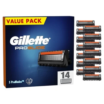 Gillette ProGlide skustuvo vyrams galvutės, 14 vnt
