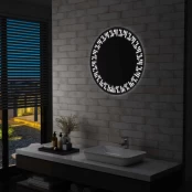 Vonios kambario veidrodis su LED, 70cm kaina