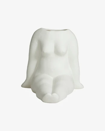 AVAJI sėdimoji dalis, viso kūno, vaza, balta
