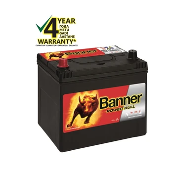 Banner 60 Ah 510A +- 12V Power akumuliatorius 233x173x203/225mm
