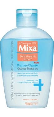 Makiažo valiklis Mixa Optimal Tolerance Bi - Phase Cleanser, 125 ml, moterims