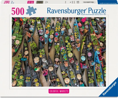 Ravensburger - Floating Market, Indonesia 500p (12001813)