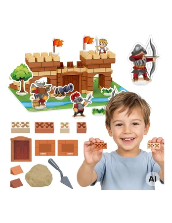WOOPIE Castle Construction Set 273 pcs.