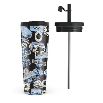 Finish Line - Travel Mug, 700 ml / Flap & Straw Set