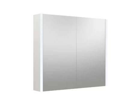 Veidrodinė spintelė be apšvietimo Kame Joy 1400511, balta blizgi, 80 cm