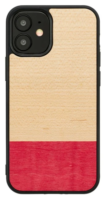 MAN&WOOD dėklas iPhone 12 mini miss match juodas