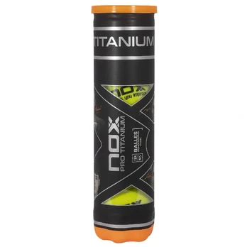 Padelio kamuoliukai NOX Pro Titanium 4 (4 vnt pakuotė)