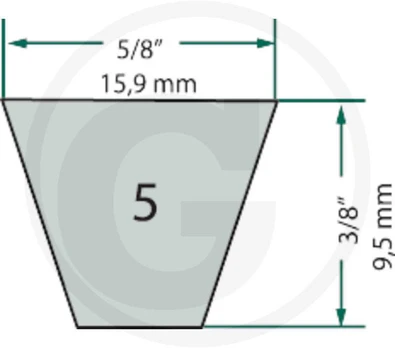 Tinkantis Mtd GRANIT V-belt MTD 57275104