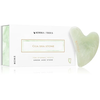 KORIKA Gua Sha stone made of green jade (Gua Sha Stone) Unisex