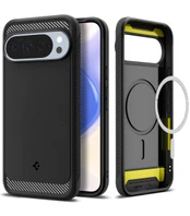 Dėklas Spigen Rugged Armor MagSafe, matte juodas - Google Pixel 10 Pro XL