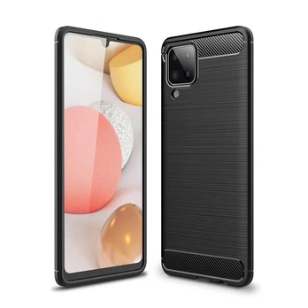 iLike Samsung Galaxy A12 (A125F) silikoninis dėklas, juodas