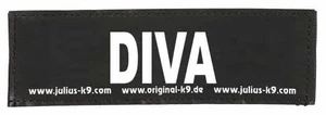 Aksesuaras Julius-K9 Label Diva, juoda, 1-4, 2 vnt.