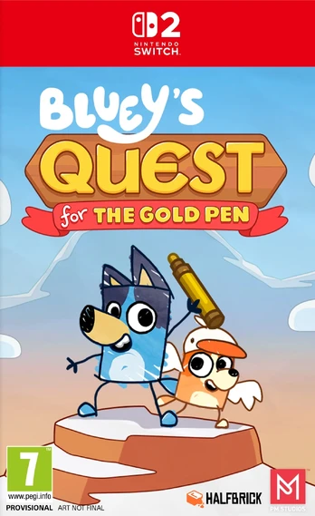 Bluey's Quest For The Gold Pen Nintendo Switch
