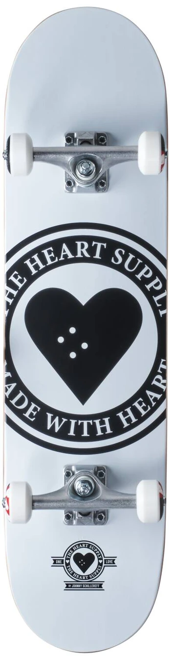 Riedlentė Heart Supply Badge , Balta