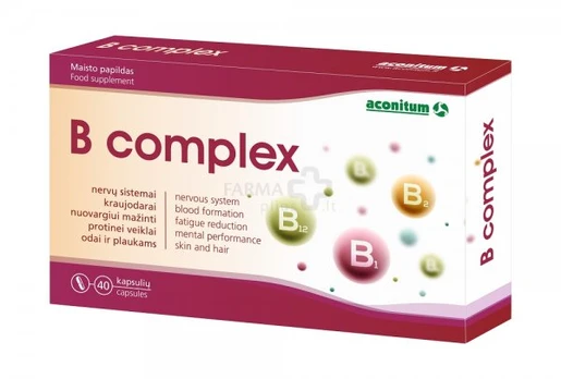 Maisto papildas B COMPLEX N40