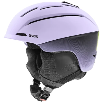 Slidinėjimo šalmas Uvex Gravitate, juoda/levandų, 51-55 cm