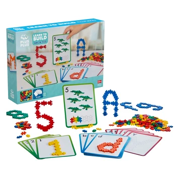 Konstruktorius Plus Plus Mokausi ABC ir 123, 600 vnt