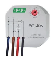 F&F Laiko relė su kritimo uždelsimu 230V 10A - PO-406