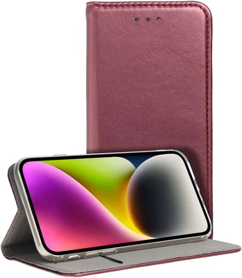 SMART MAGNETO Book case for HONOR X8c burgundy