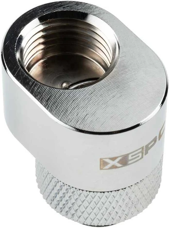 XSPC G1/4 Rotary 7mm Offset Fitting - Chrome