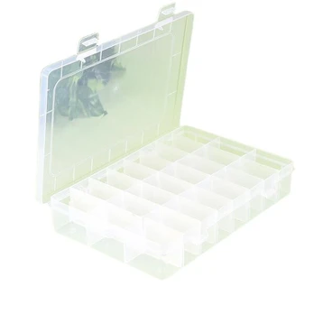 Plastikinė rankdarbių organizavimo dėžutė
