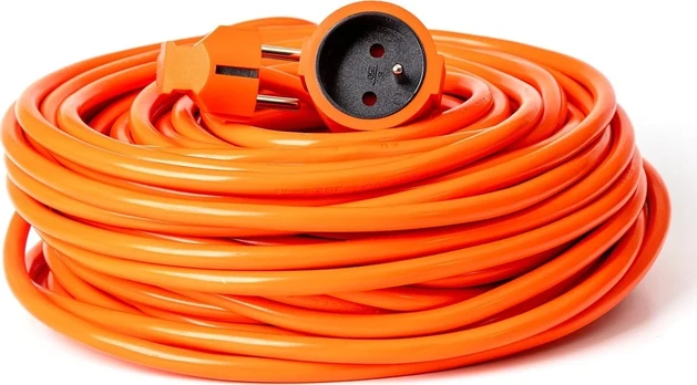 Prailginimo laidas 230V 30m 16A oranžinis PLATINET (46089)