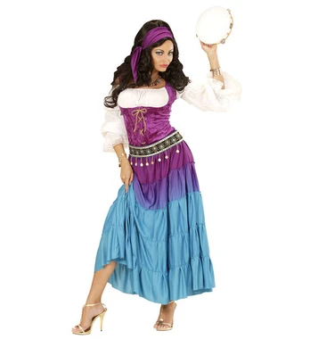 „GIPSY“ (suknelė, diržas su monetomis, bandana)