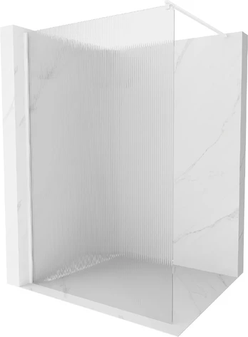 Dušo sienelė Mexen Kioto Walk-In, 140 cm x 200 cm, balta
