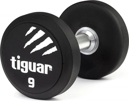 Profesionalus PU hantelis TIGUAR 9kg