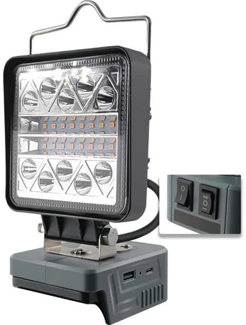 LED arbejdslampe 800-1800 lumen til Bosch Procore batterier