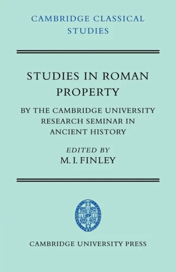 Studies in Roman Property