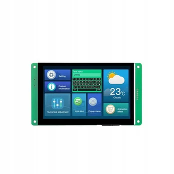 Monitorius Lcd 5" 800x480 talpinis jutiklinis skydelis Dwin Hmi