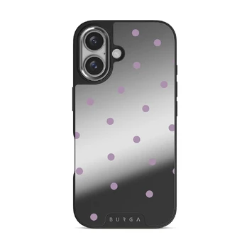 Curated - iPhone 16 Case, Elite Mirror Dark (MagSafe) / Silver