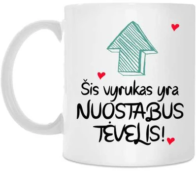 Puodelis "Šis vyrukas yra nuostabus tėvelis"