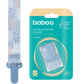 Tekstilinis čiulptuko laikiklis 0+ mėn BABOO