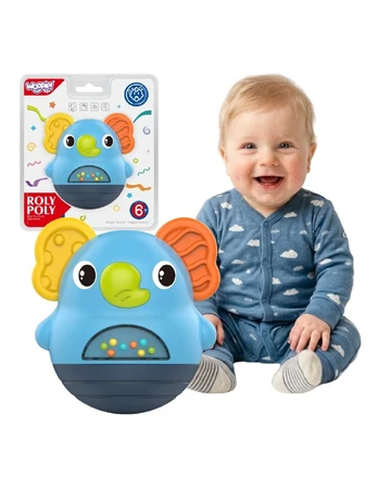WOOPIE BABY Baby Elephant Rattle Sensory Interactive 6m+