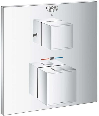 Grohtherm Cube potinkinis termostatinis dušo maišytuvas, chromas