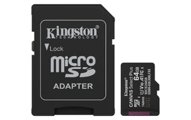 MEMORY MICRO SDXC 64GB UHS-I/W/ADAPTER SDCS3/64GB KINGSTON kaina