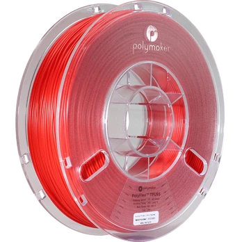 Polmask Polymaker PolyFlex TPU-95A - 0.75kg - 1.75mm - Raudonas