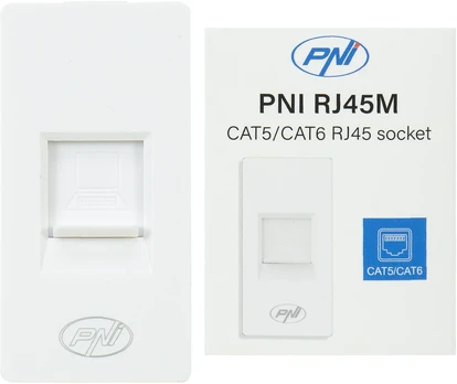 PNI RJ45M modulinis interneto lizdas, įmontuojamas