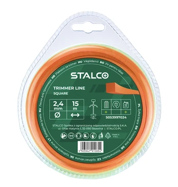 Pjovimo valas STALCO 2,7x15m kvadratinis