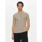 Alpha Industries Marškinėliai Basic 100501 Smėlio Regular Fit