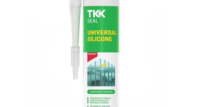 Universalus silikoninis hermetika TKK SEAL, 260 ml, bespalvis