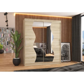 Sliding wardrobe with mirror MEDISON 180