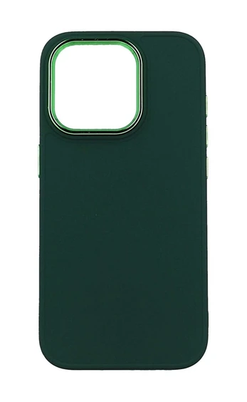 Fusion Accessories "Fusion Frame" galinis silikoninis dėklas "Xiaomi Redmi 12 4G|12 5G", žalias